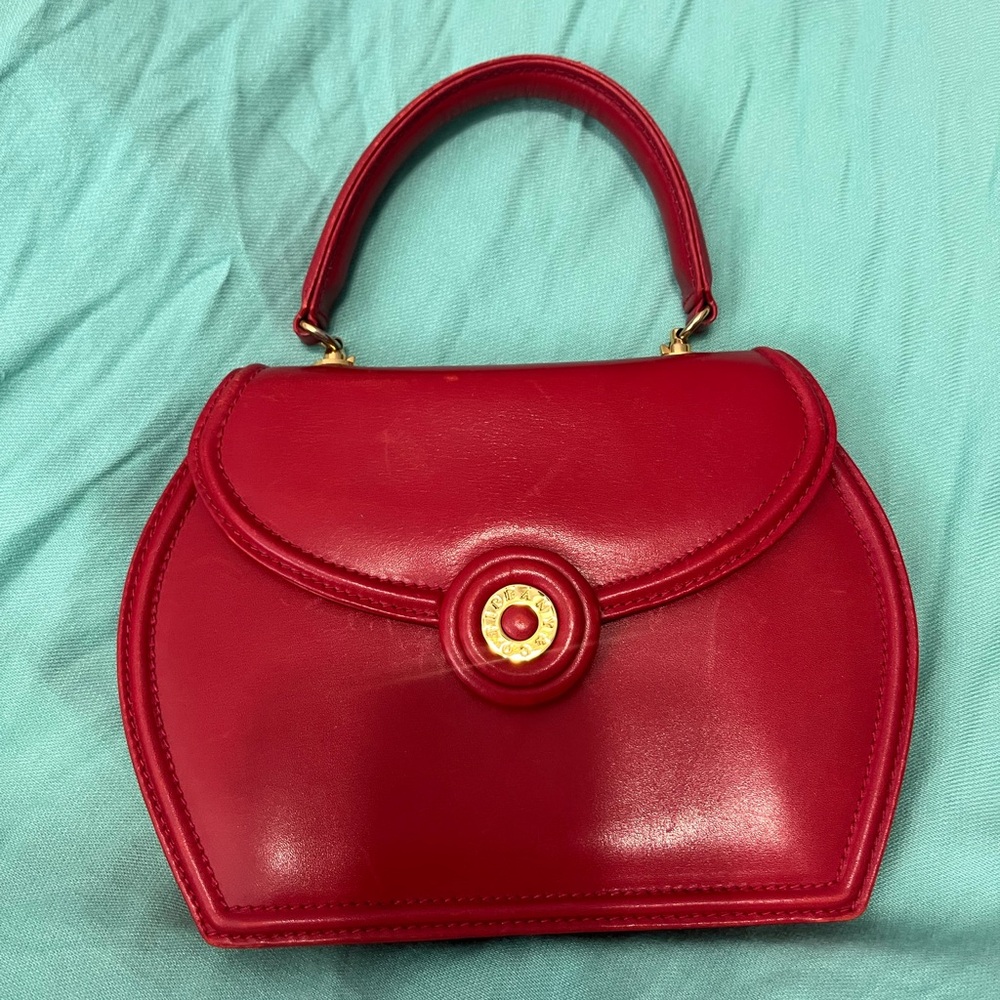 Tiffany and Co red clutch purse